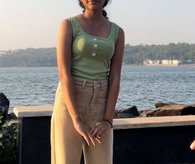 Green Ribbed Tank Top