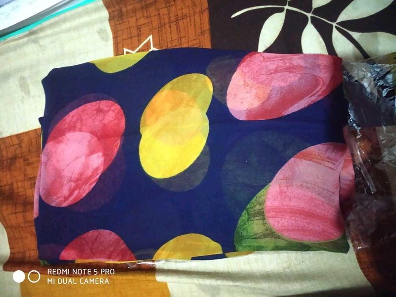 Sitanjali Georgette Printed Sambalpuri Saree With