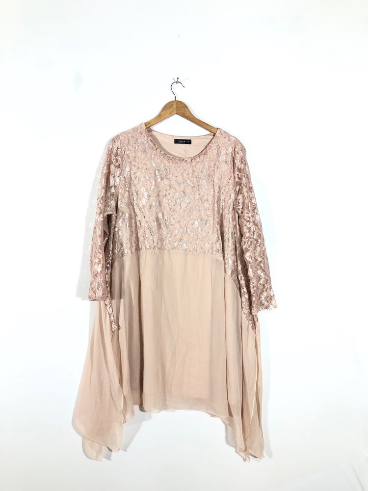 Peach A-Line Dress(Women’s)