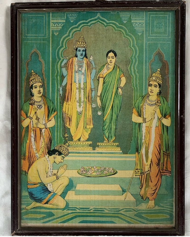 Rare Collectible Lithography- Ravi Varma