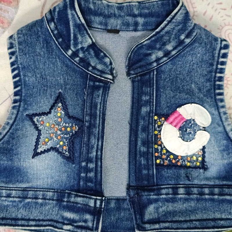 Cute Denim Vest