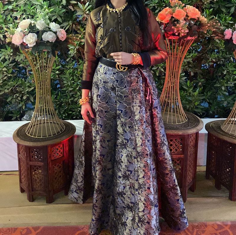 Skirt With Embroidered Jacket