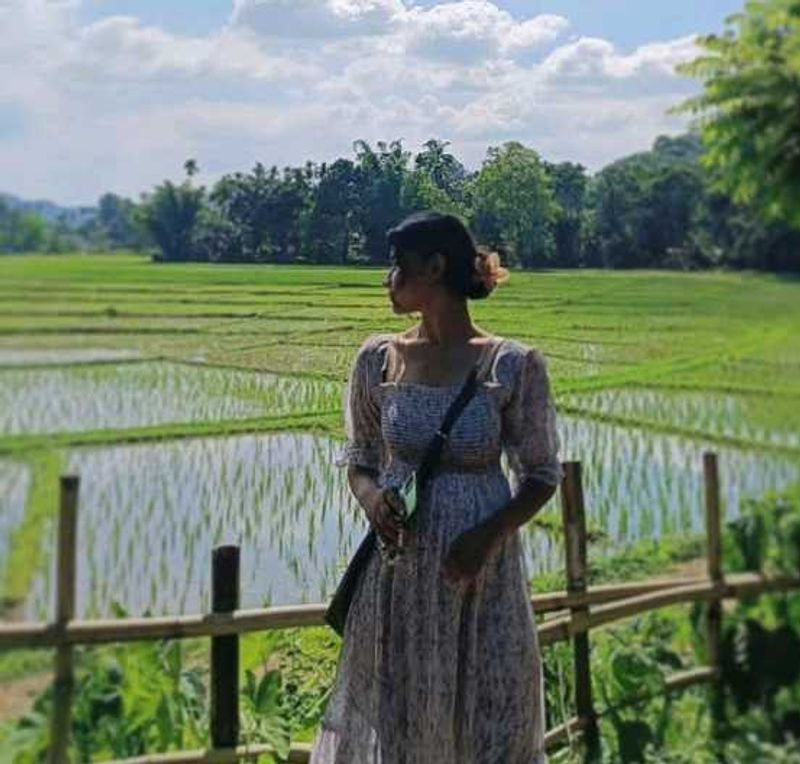Floral Print Midi Dress