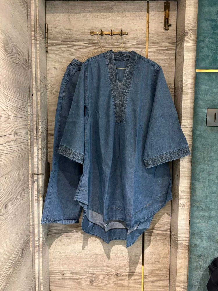 Denim Co_ord Set