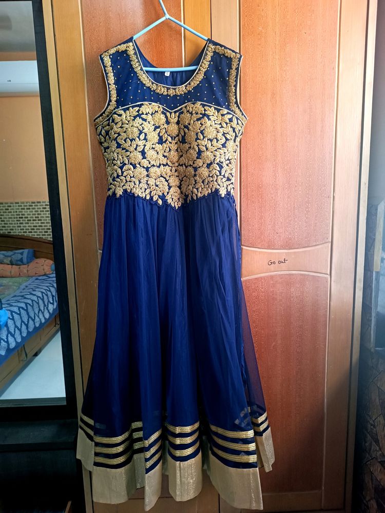 ❤️ ETHNIC GOWN NAVY BLUE ♥️