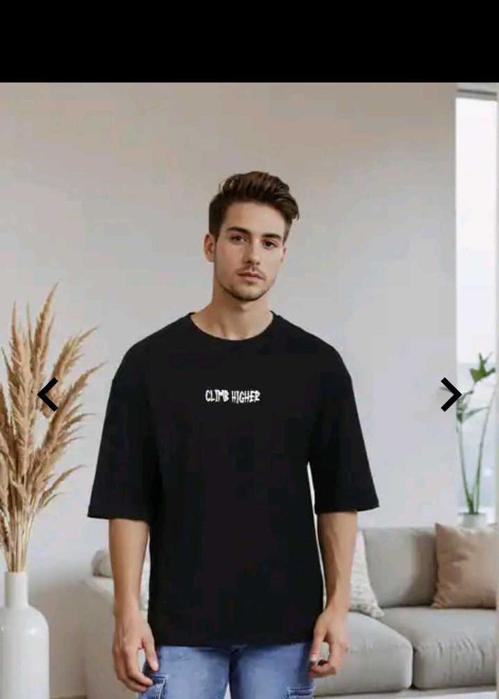 Climb Higher Black Graphic Tee