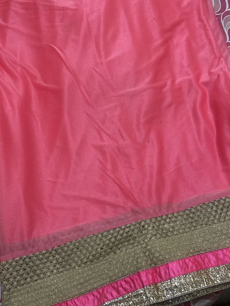A Part Wear Saree With Blouse