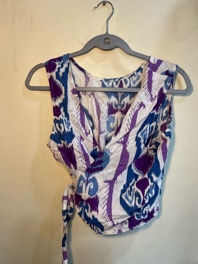 Stylish Ikat Print Top