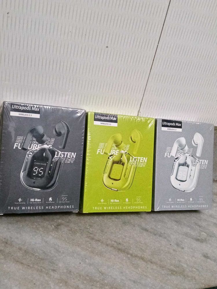 Transparent Earbuds New With Tag Best Quality