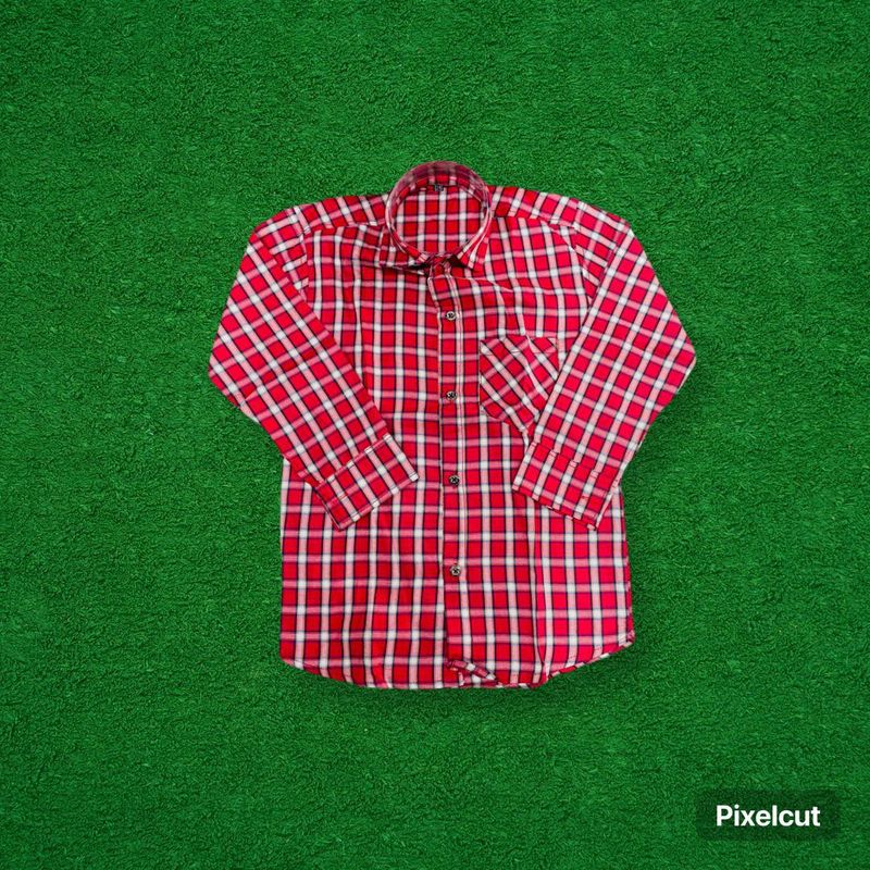 Red &amp; White Checked Shirt