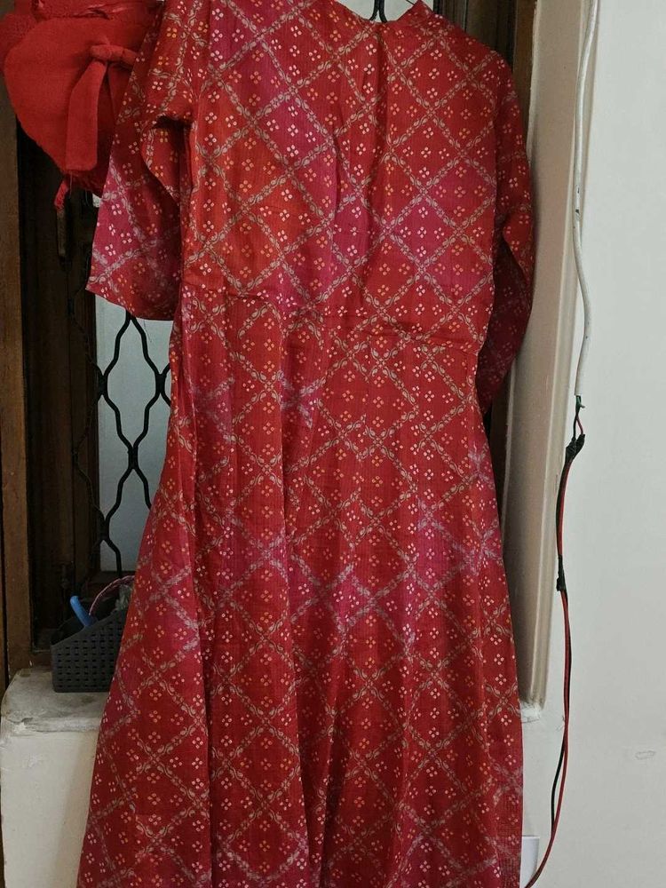 A Ethnic Wear Jaipuri Gown