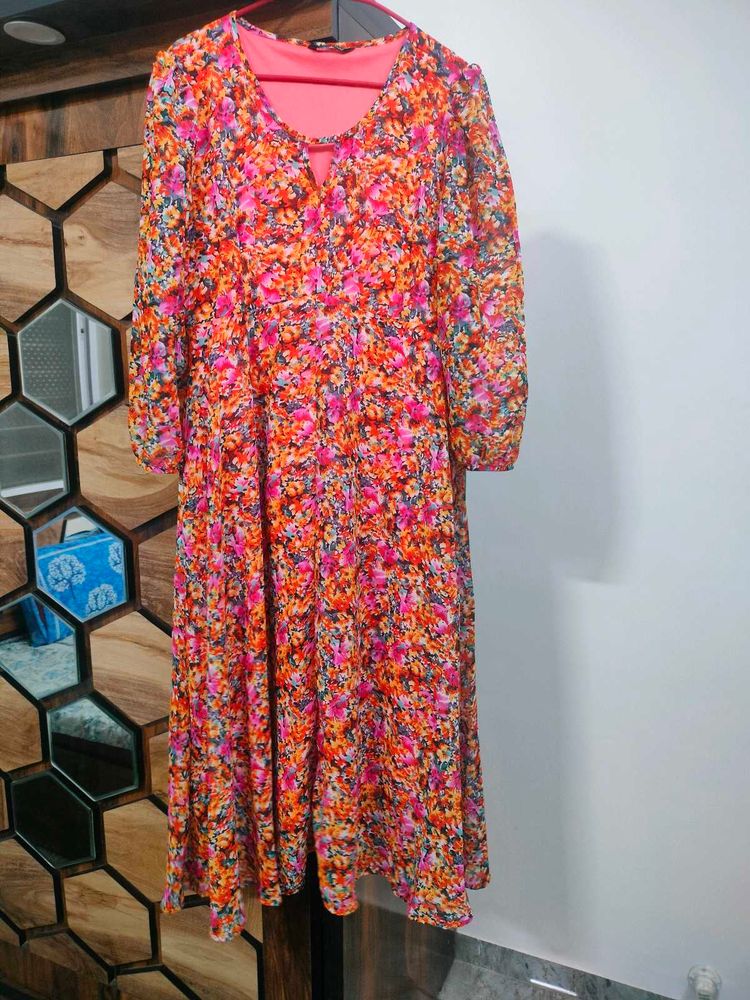 Trendy Floral Maxi Dress🌼🌸