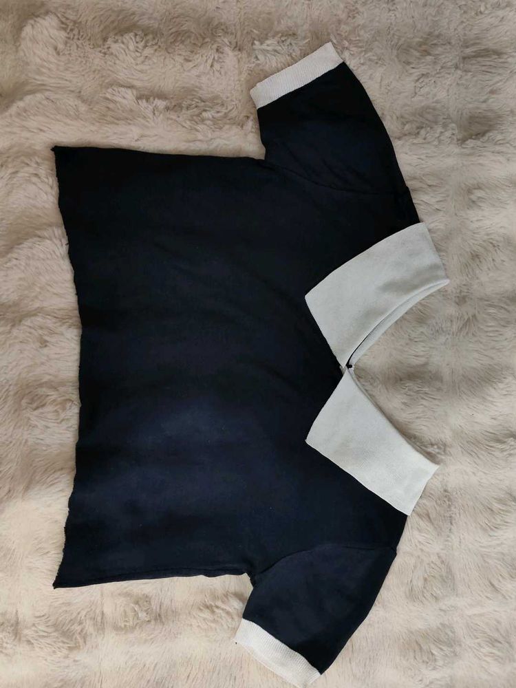 Dark Academia vibe Crop Top