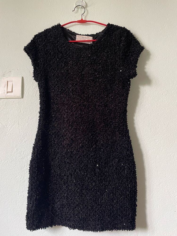 Black Mini Korean Bodycon Dress