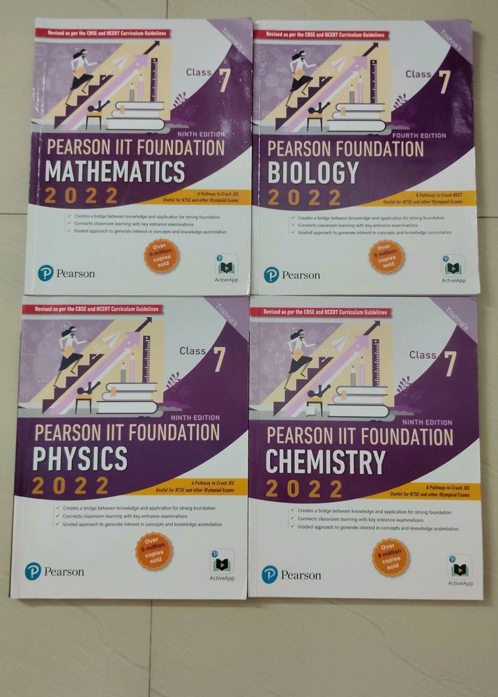 Pearson IIT Foundation Books For Class7