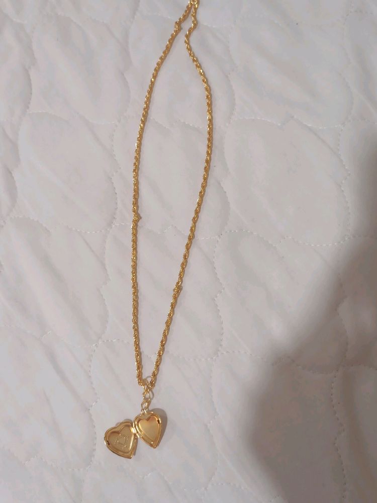 heart locket chain