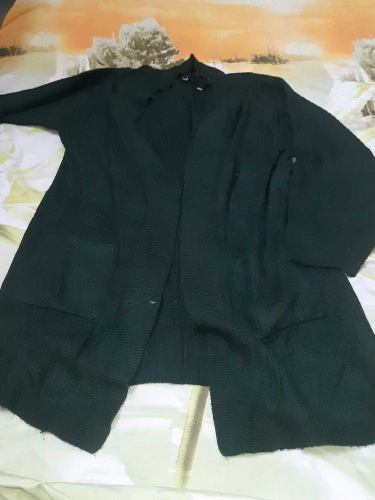 Dark Green Cardigan shrug
