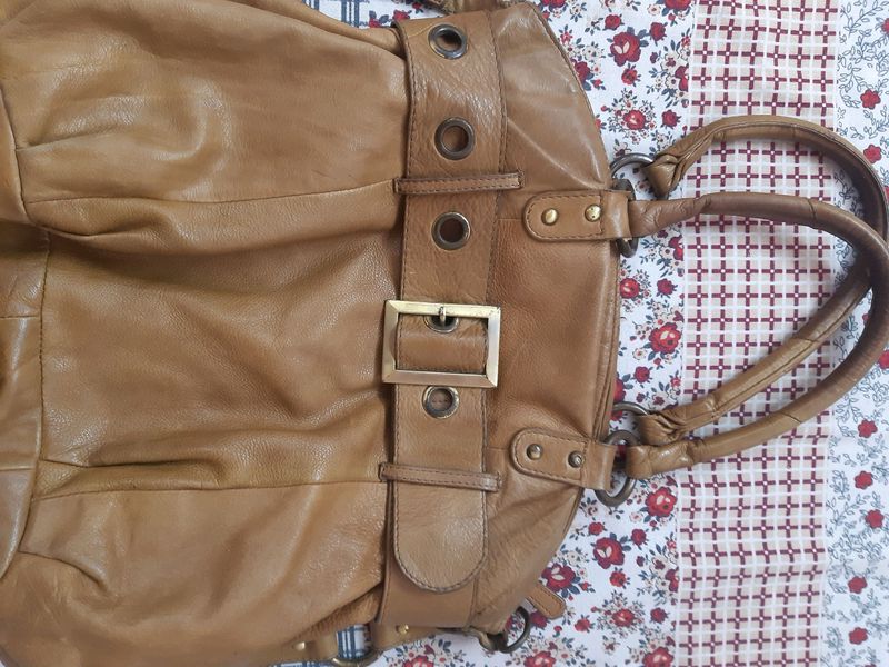 Pure leather handbag 👜