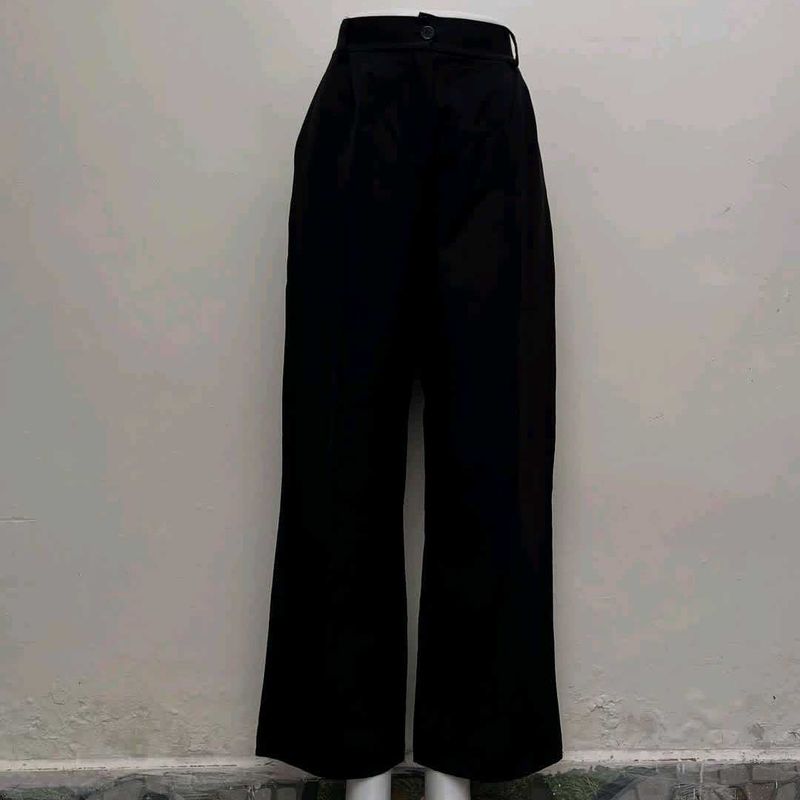 Wide Leg Black Pants