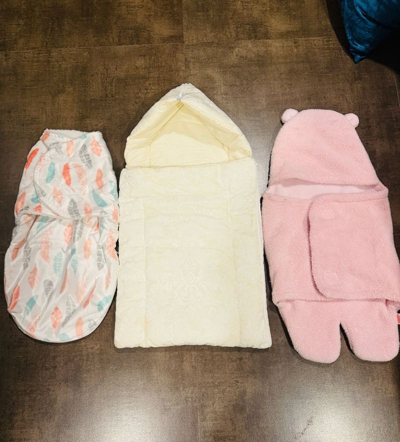 Baby Sleeping Swaddles (Set of 3)