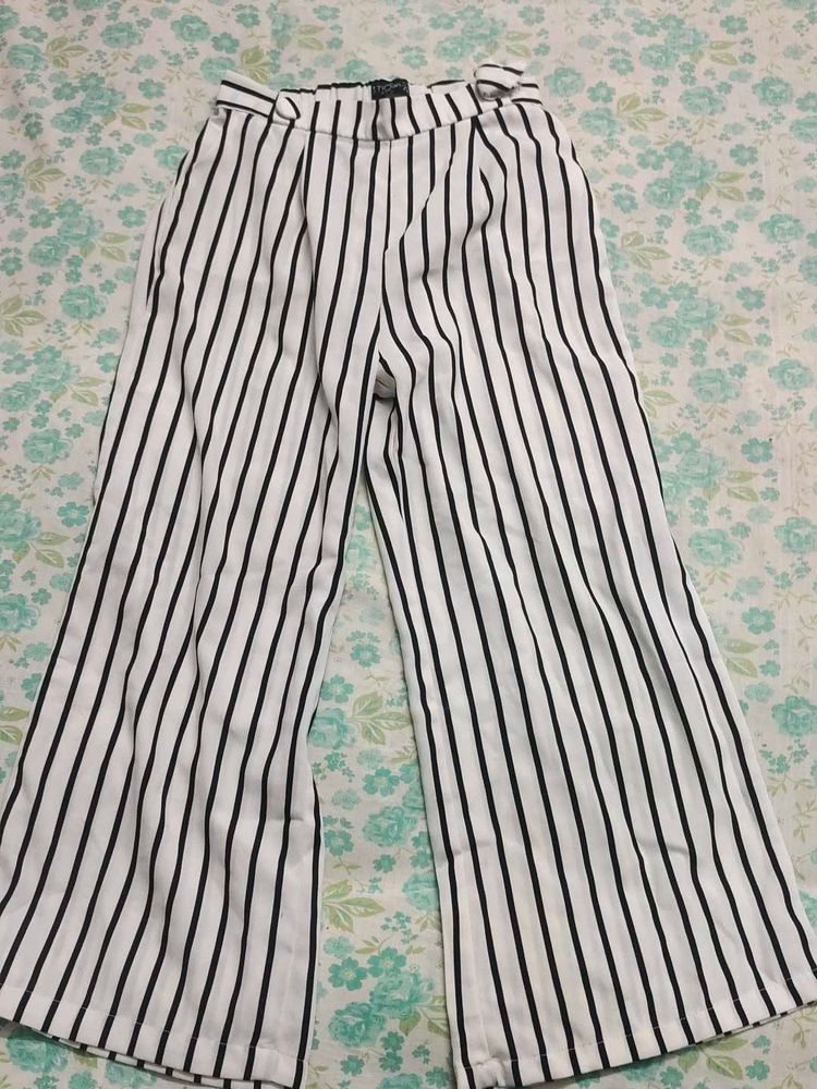 Striped Wide Leg Pants