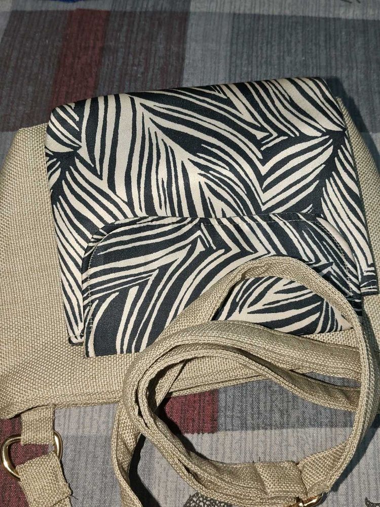 Brand New Unique Patterned Tote Bag Slings