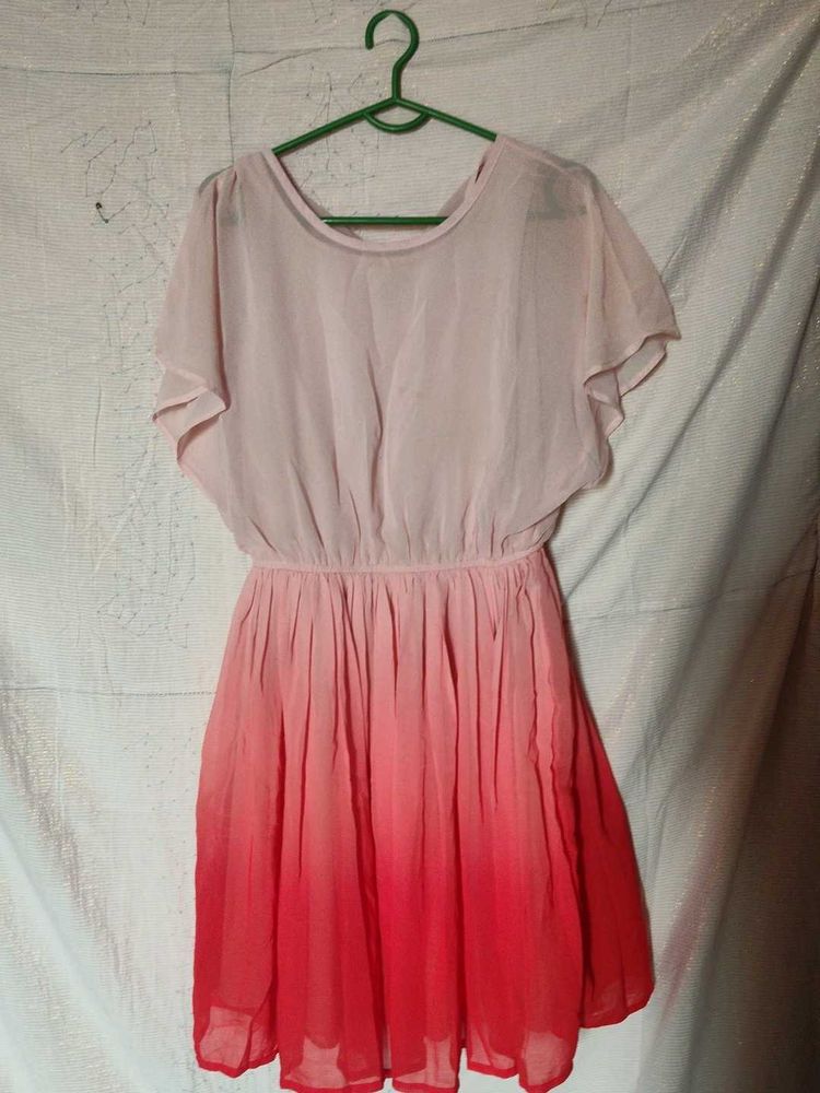 Ombre Chiffon Dress