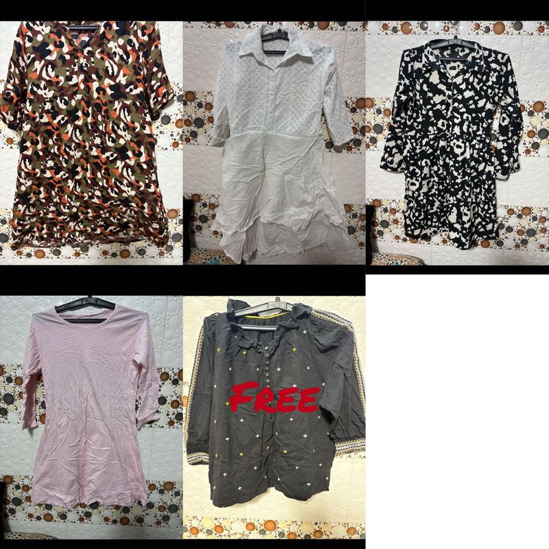 Buy 4 tunic get 1 free