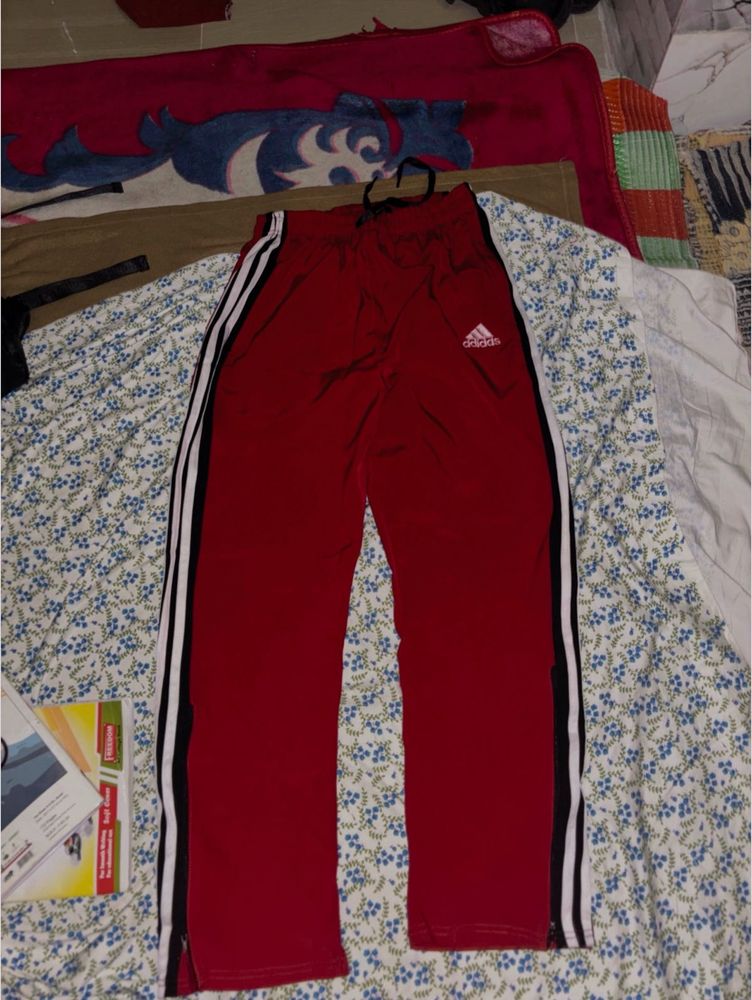 Adidas Red Track Pants