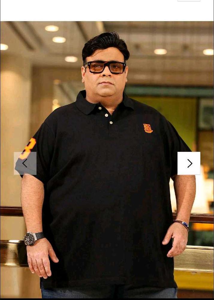 big banana 5xl Black Polo T-Shirt