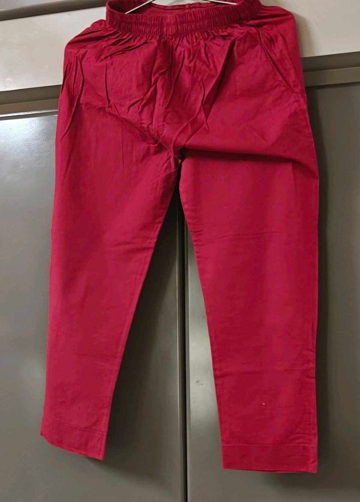 Maroon Ethnic Pants