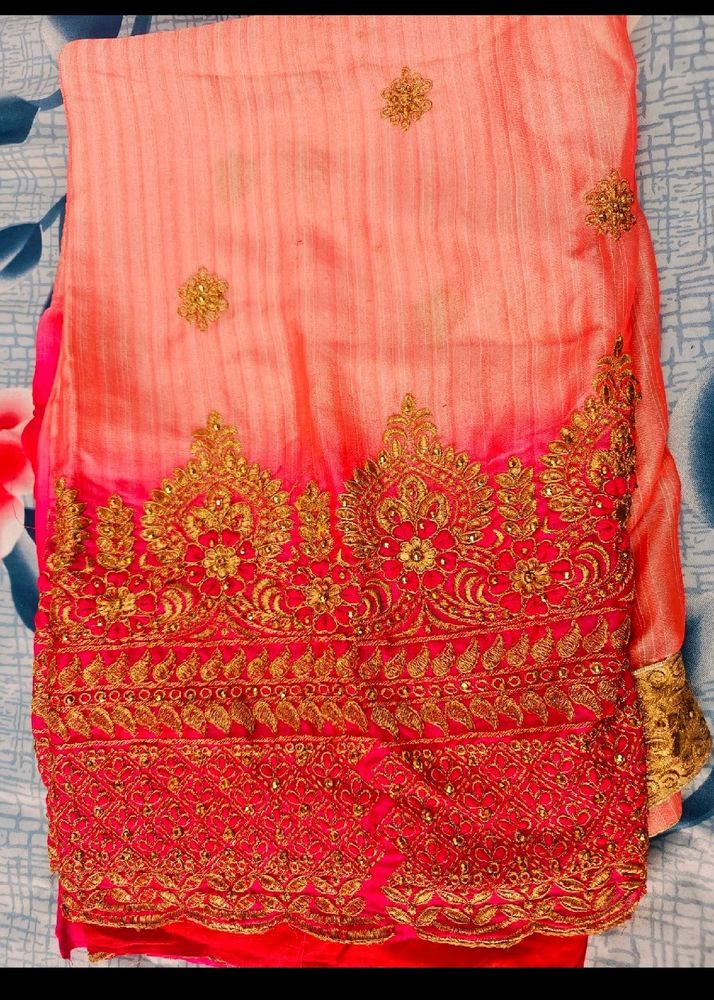 Embroidery Saree