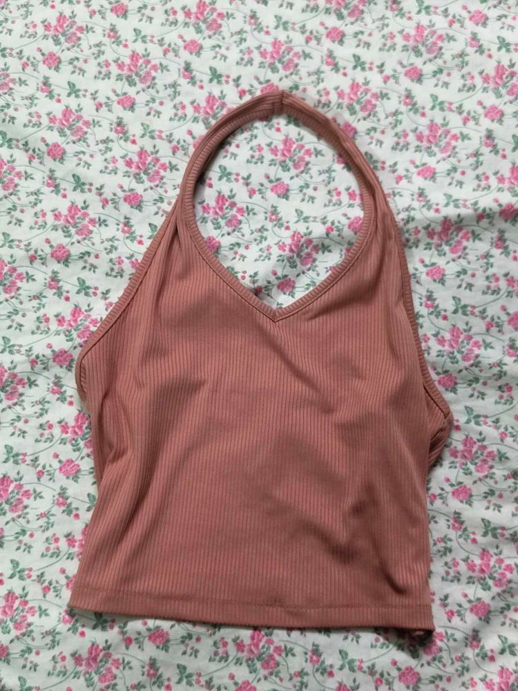 Halter Neck Crop Top