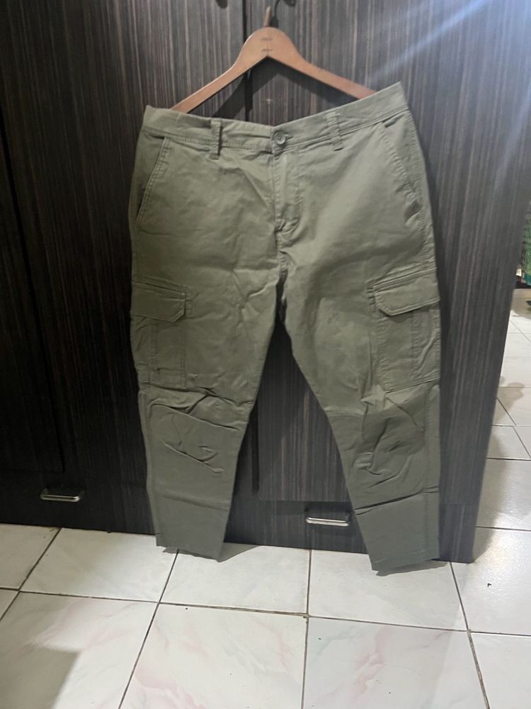 green Khaki Cargo Pants new