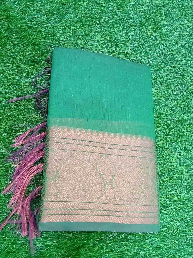 Green Ethnic Saree