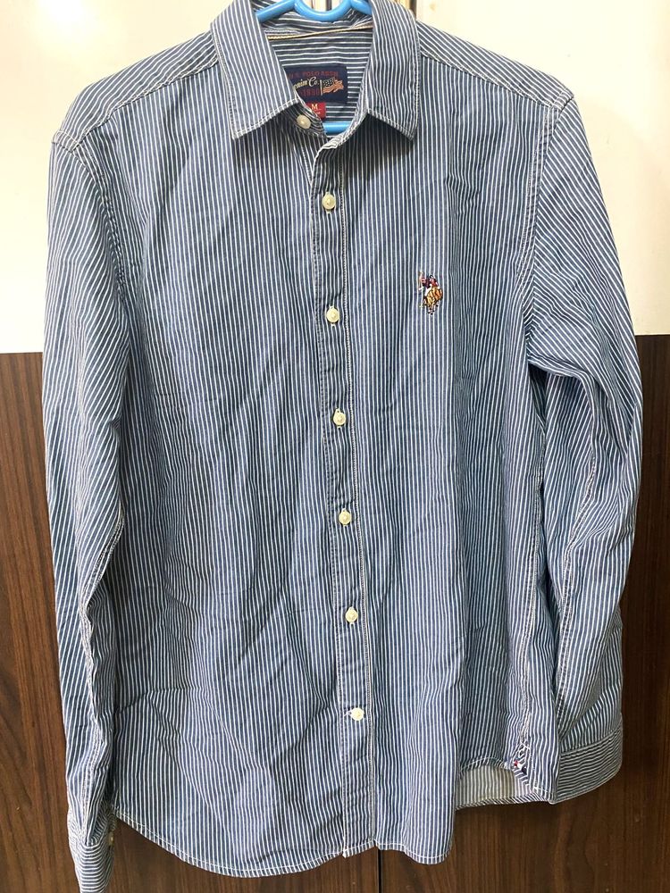 Striped Shirt Blue And White