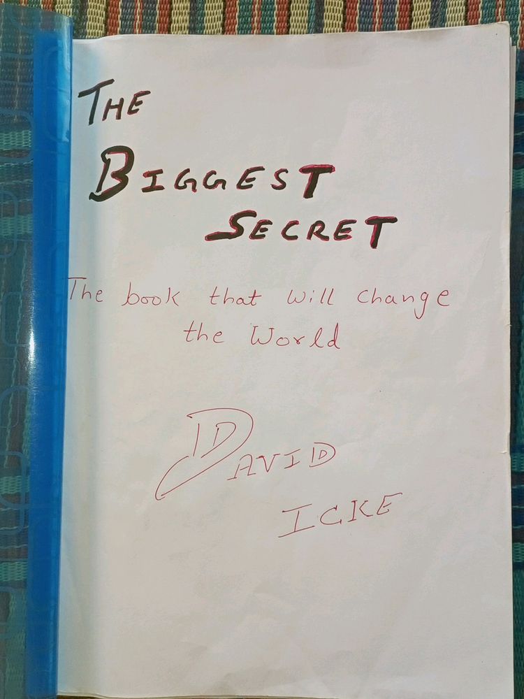 The Biggest Secret By David Icke