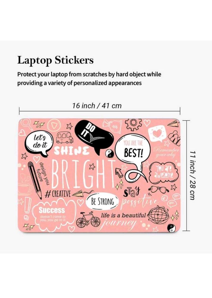 Doodle Design Laptop Skins/💻Sticker Upto 16 inch