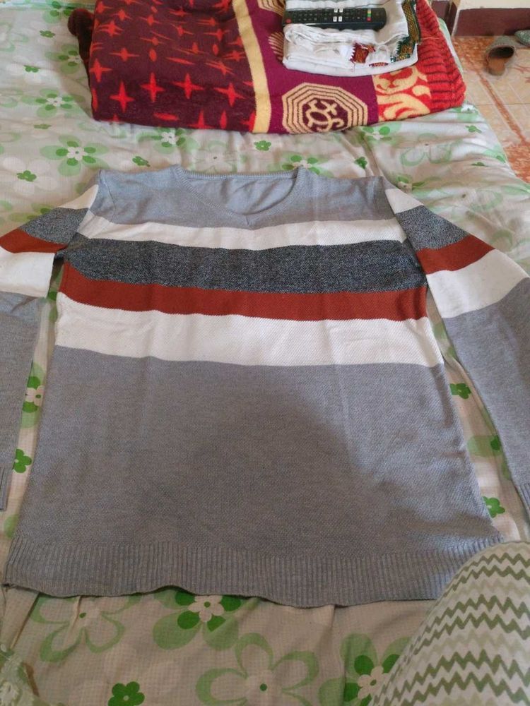 Striped Knit Sweater