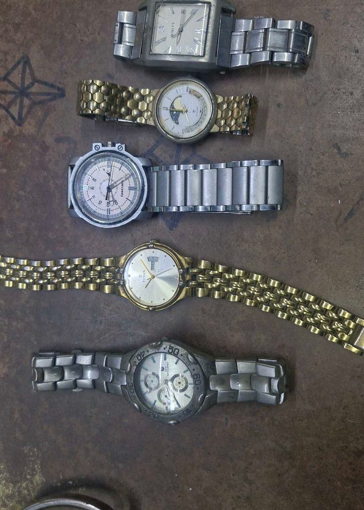 not working Vintage Watch Bundle - Five Timepieces