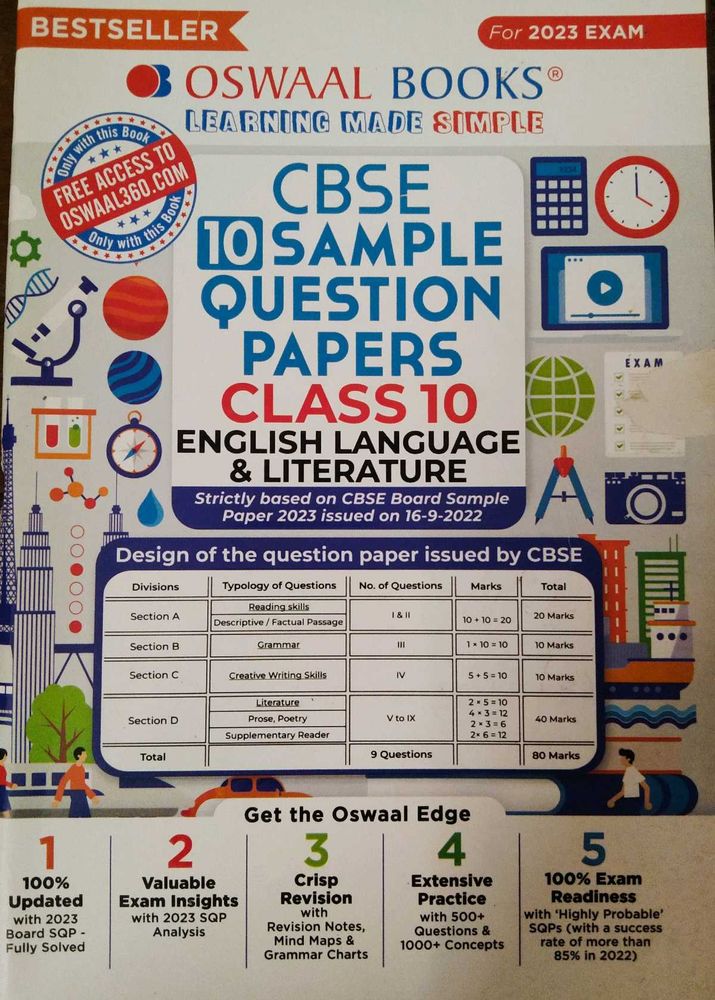 CBSE Class 10 English Sample Paper