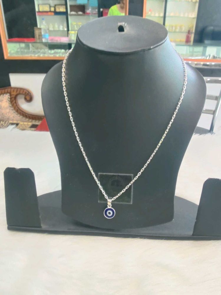 925 Evil Eye Necklace With Hallmark