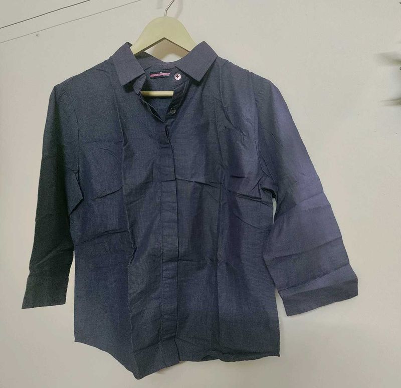 Women Dark Purplish Formal Shirt