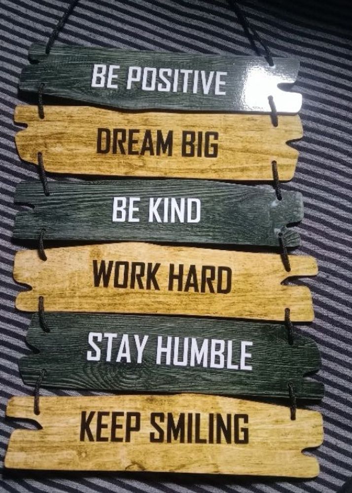 Inspirational Wood Sign