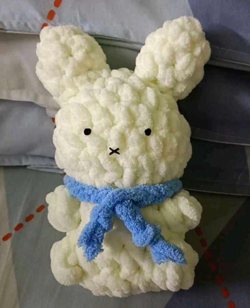 Handmade Plush Bunny Toy (Miffy)