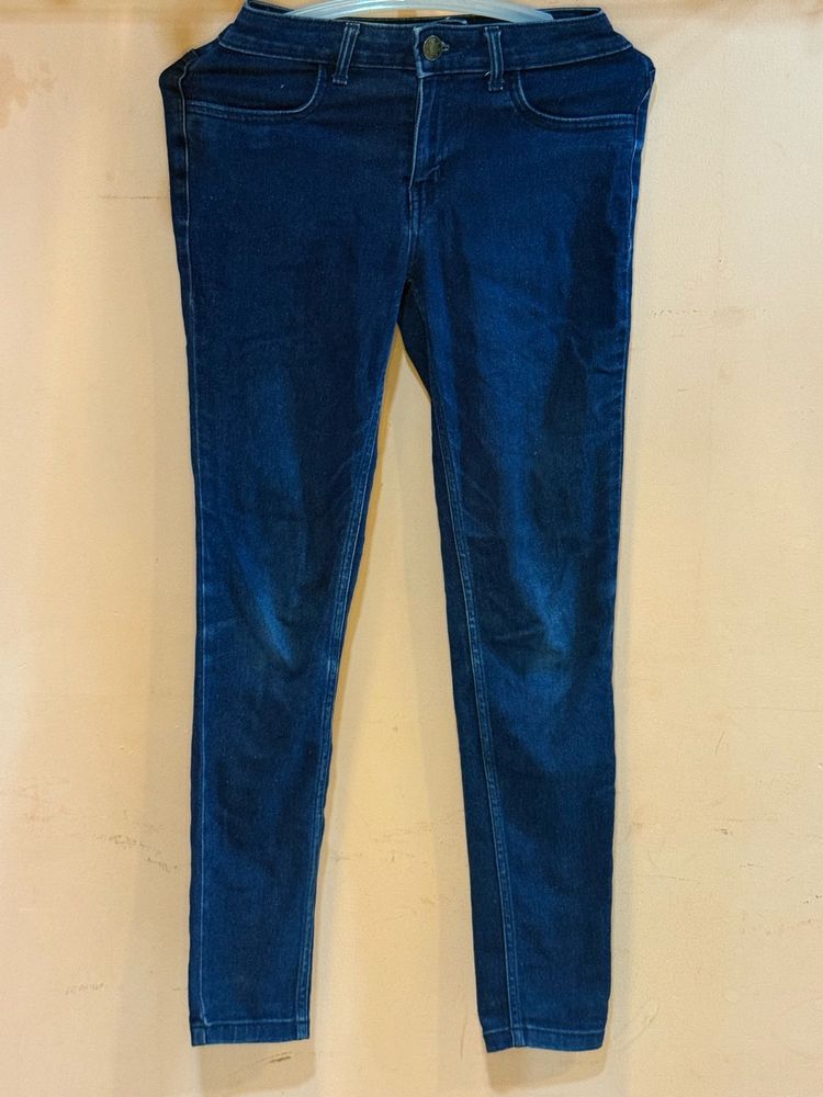 Dark Blue Denim Jeans