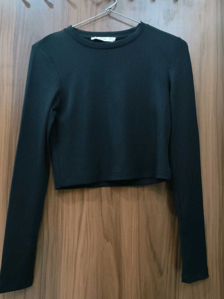 Black Long Sleeve Top