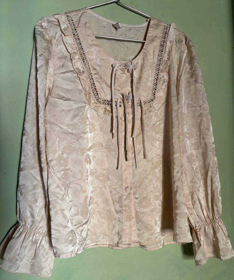 Korean Floral Blouse