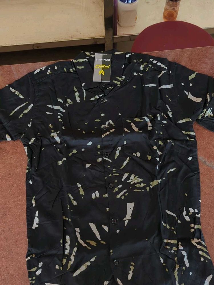 Abstract Print Shirt