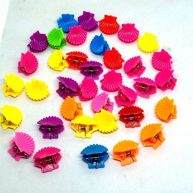 Shell Hair Clips - Colorful Set